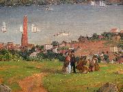 Jasper Francis Cropsey The Narrows from Staten Island oil painting